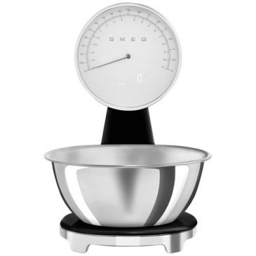 Balance de cuisine 5 kg Noir Brillant - Années 50 - KSF01BLWW