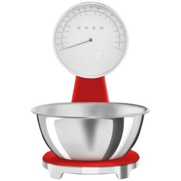 Balance de cuisine 5 kg Rouge Brillant - Années 50 - KSF01RDWW